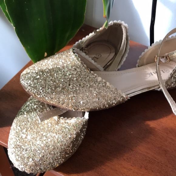 Link Other - Gold glitter flats